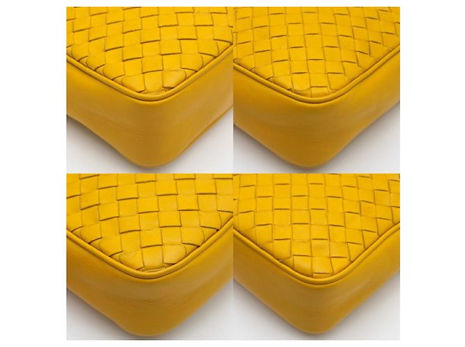 Borsa a tracolla Bottega Veneta gialla Giallo - vista 14