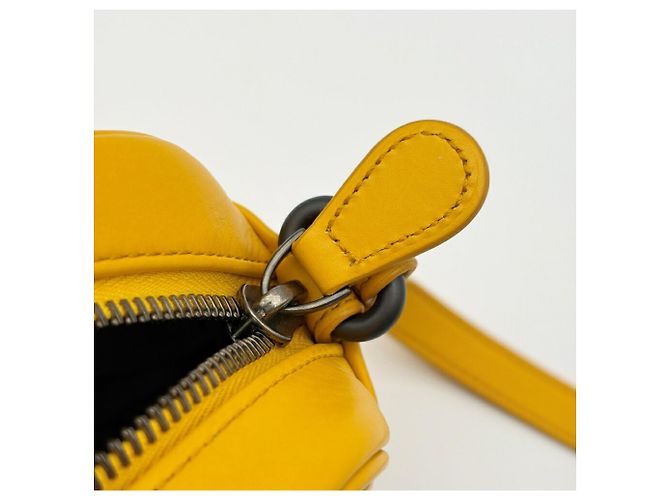 Borsa a tracolla Bottega Veneta gialla Giallo - vista 15