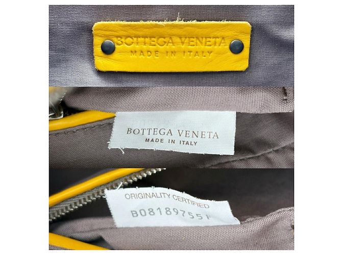 Borsa a tracolla Bottega Veneta gialla Giallo - vista 19
