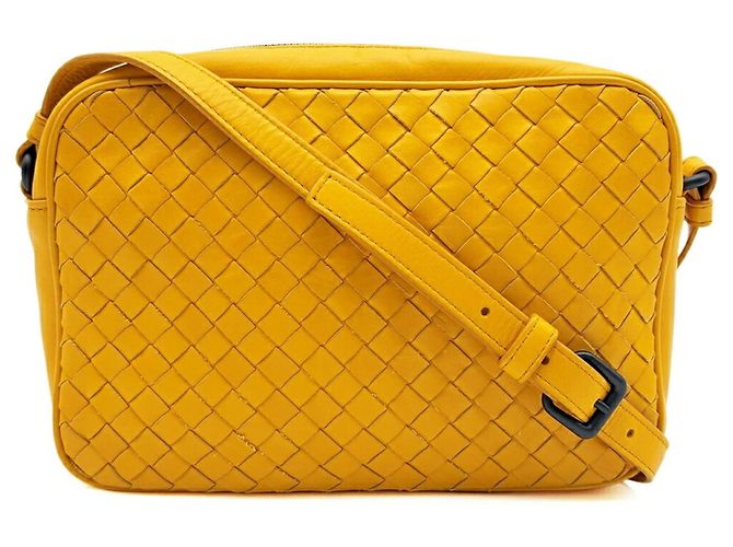 Borsa a tracolla Bottega Veneta gialla Giallo - vista 2
