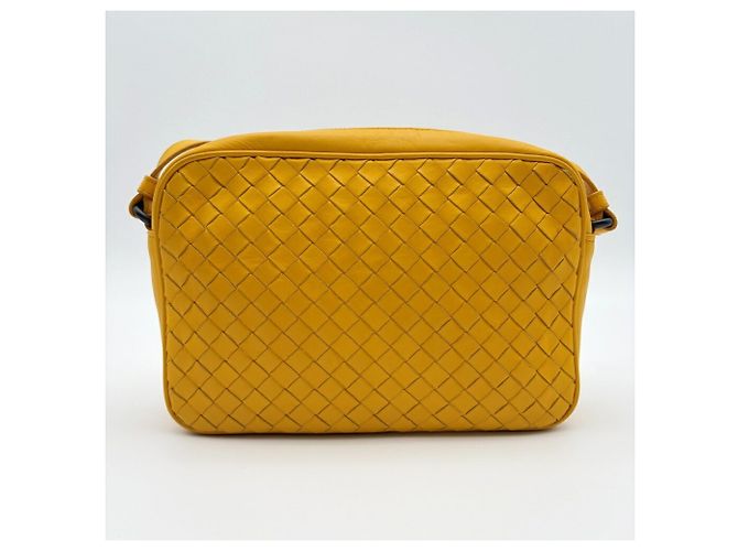 Borsa a tracolla Bottega Veneta gialla Giallo - vista 3