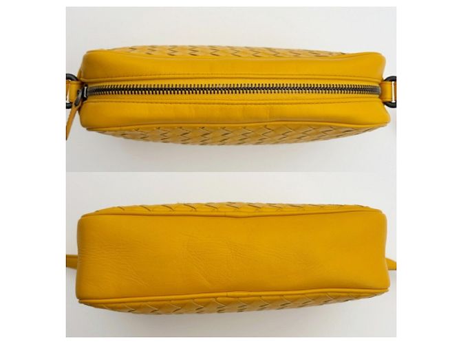 Borsa a tracolla Bottega Veneta gialla Giallo - vista 6