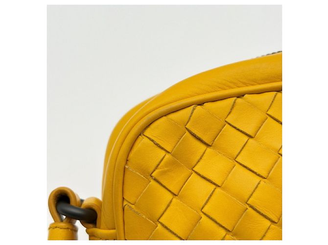 Borsa a tracolla Bottega Veneta gialla Giallo - vista 9