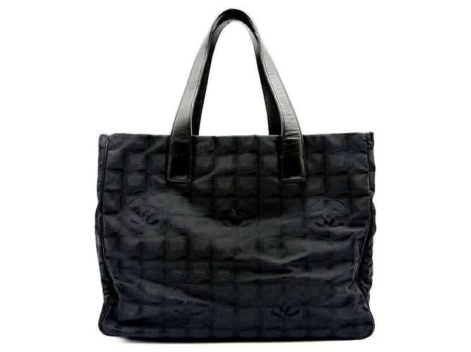 Borsa Tote Chanel da Donna - New Travel Line Nero - vista 2