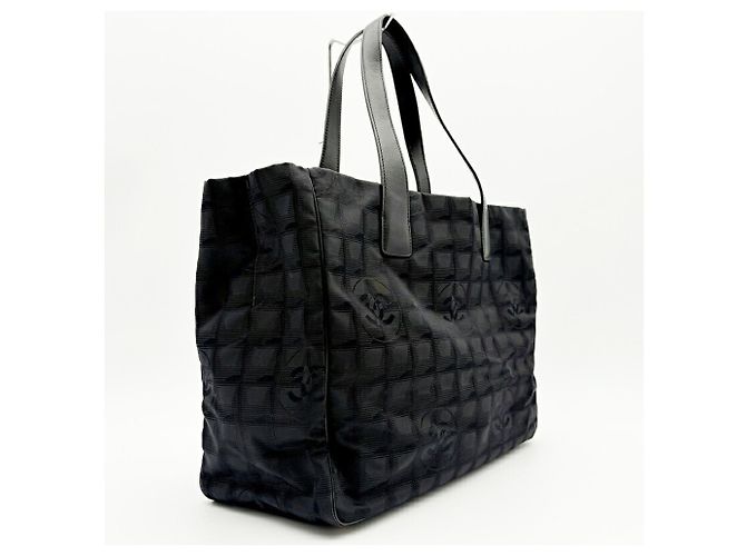 Borsa Tote Chanel da Donna - New Travel Line Nero - vista 3