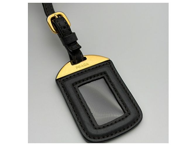 Borsa a tracolla Prada Tessuto Cachi Marrone scuro - vista 11