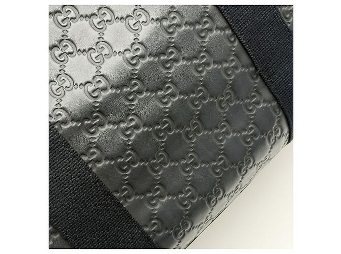 Bolso Tote Gucci Guccissima Sherry en cuero negro - vista 11
