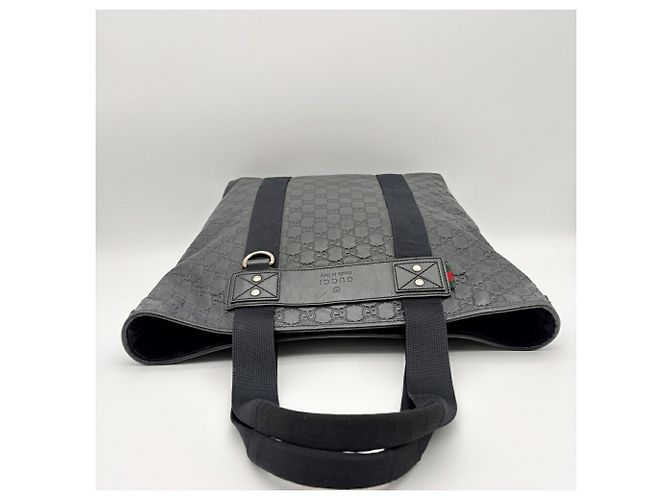 Bolso Tote Gucci Guccissima Sherry en cuero negro - vista 5