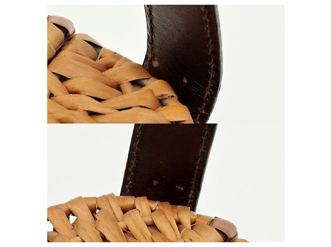 Fendi Zucca Korbtasche Braun Dunkelbraun - Ansicht 12