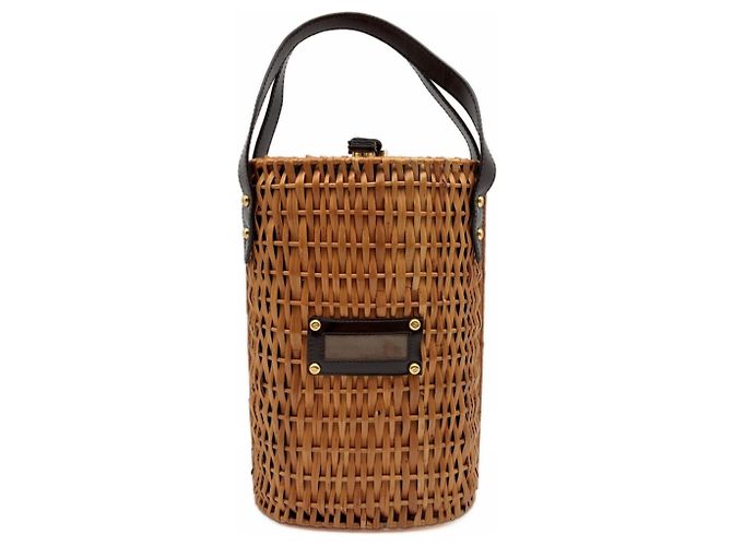 Fendi Zucca Korbtasche Braun Dunkelbraun - Ansicht 2