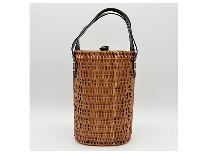 Fendi Zucca Korbtasche Braun Dunkelbraun - Ansicht 3