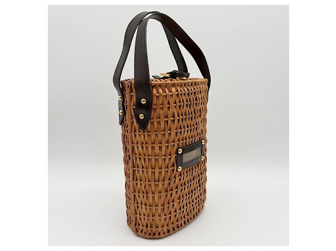 Fendi Zucca Korbtasche Braun Dunkelbraun - Ansicht 4