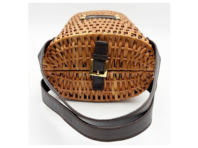 Fendi Zucca Korbtasche Braun Dunkelbraun - Ansicht 6