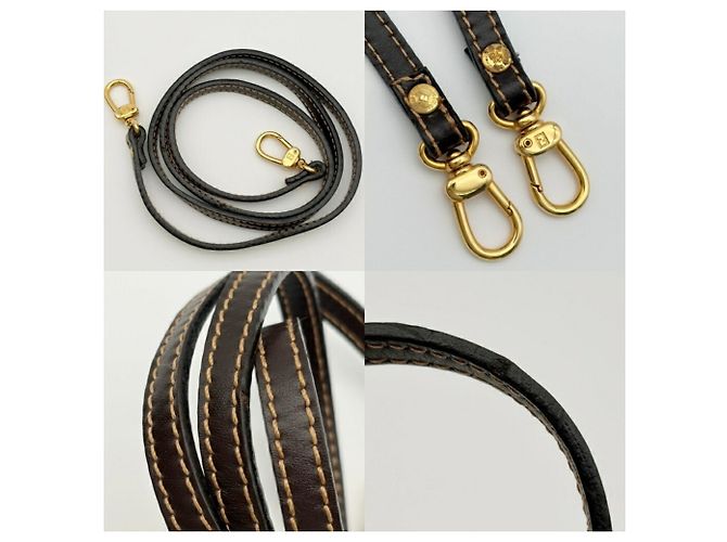 Borsa a tracolla Fendi Zucca Marrone - vista 8