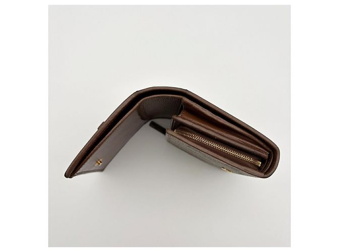 Cartera bi-fold Gucci - Horsebit 1955 Castaño Beige - vista 12