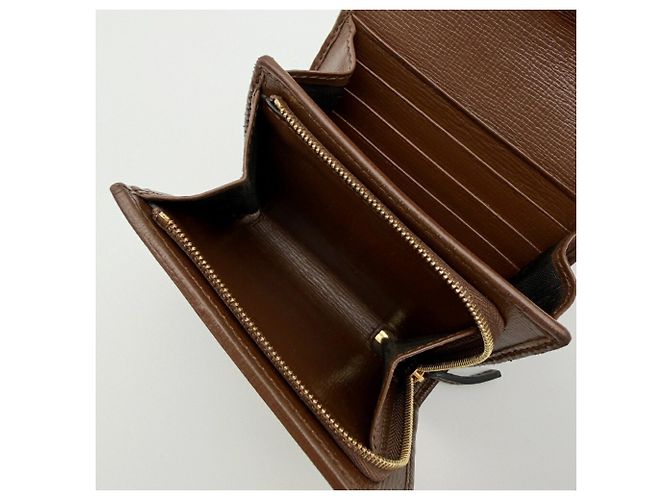 Cartera bi-fold Gucci - Horsebit 1955 Castaño Beige - vista 15
