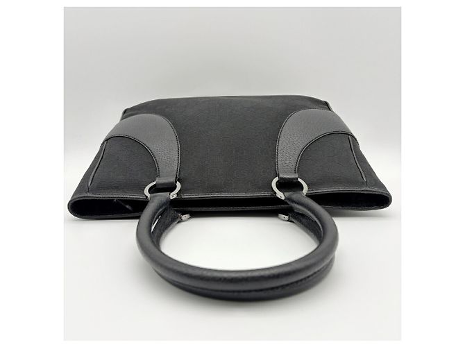 Borsa Tote Gucci in tela GG nera Nero - vista 6