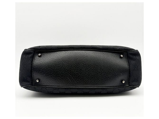 Borsa Tote Gucci in tela GG nera Nero - vista 7