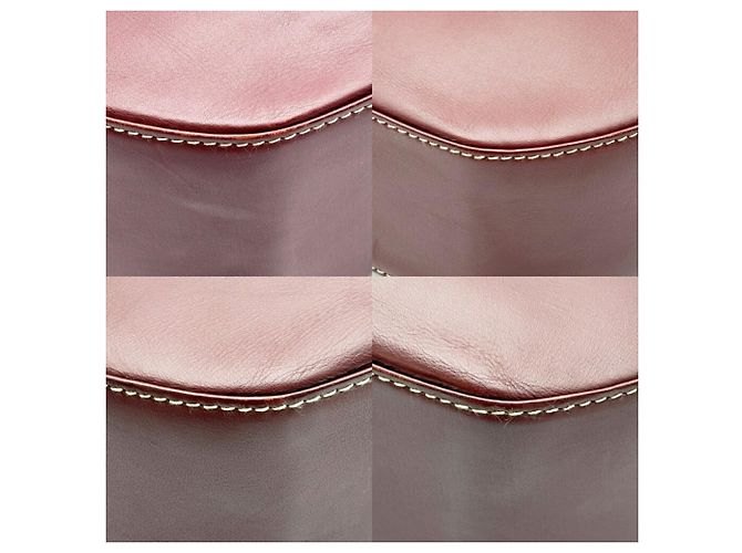Borsa a tracolla Cartier Must Line in pelle Bordeaux Bordò - vista 10