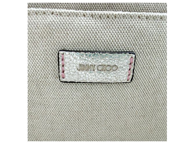 Borsa Tote 2-Way Bria N/S Jimmy Choo Argento - vista 17