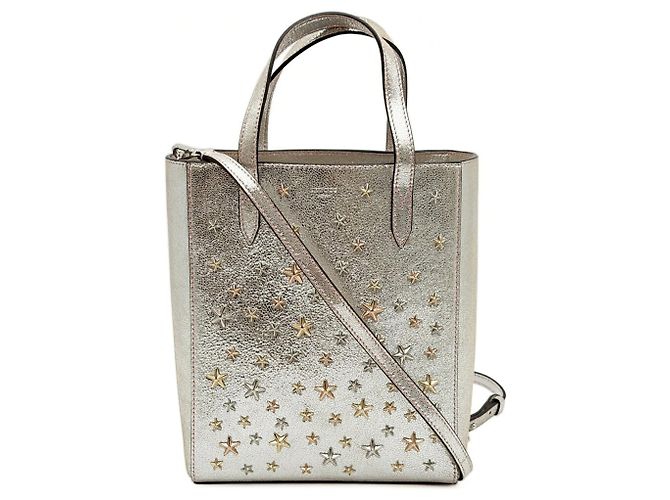 Borsa Tote 2-Way Bria N/S Jimmy Choo Argento - vista 2