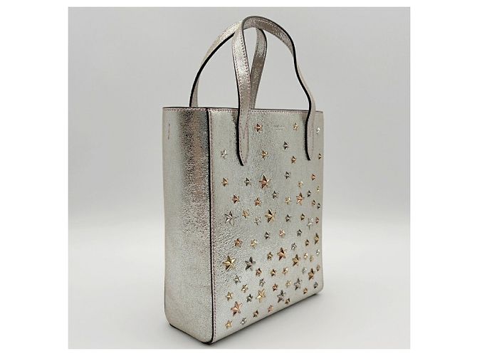 Borsa Tote 2-Way Bria N/S Jimmy Choo Argento - vista 4