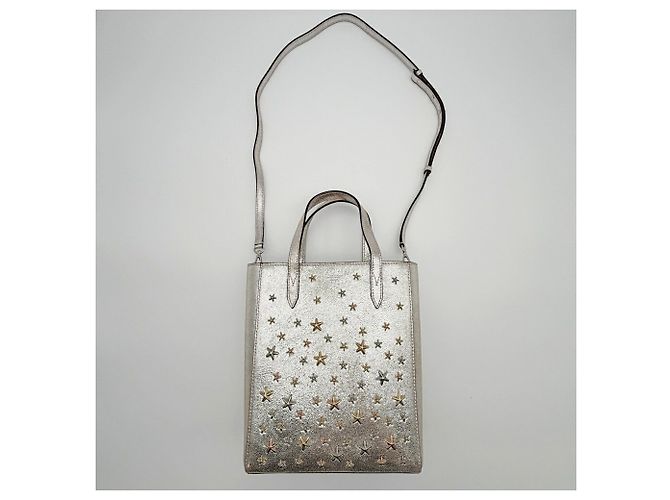 Borsa Tote 2-Way Bria N/S Jimmy Choo Argento - vista 7