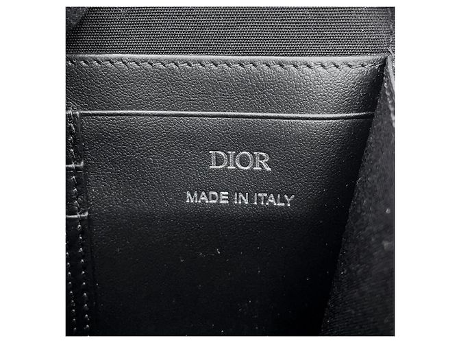 Borsa a tracolla Christian Dior in pelle nera Nero - vista 11