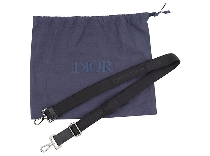Borsa a tracolla Christian Dior in pelle nera Nero - vista 12