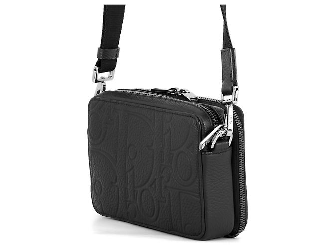Borsa a tracolla Christian Dior in pelle nera Nero - vista 2
