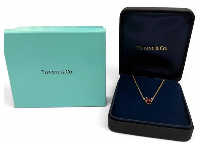 Autre Marque Tiffany & Co. Halskette mit rosa Turmalin Pink Golden - Ansicht 2