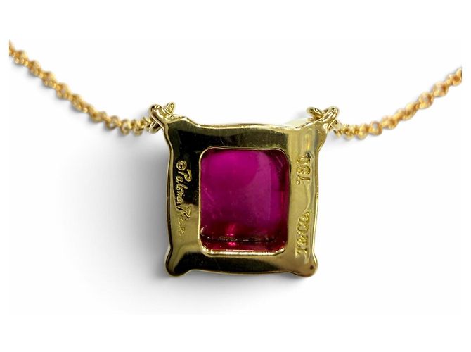 Autre Marque Tiffany & Co. Halskette mit rosa Turmalin Pink Golden - Ansicht 5