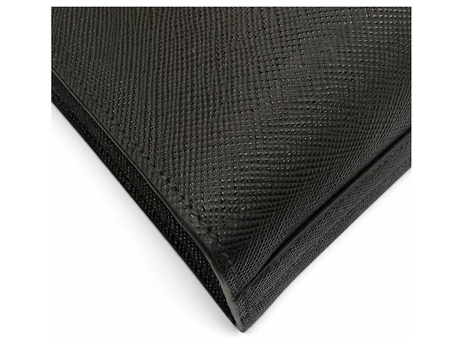 Borsa Tote Prada in pelle Saffiano Nero - vista 6