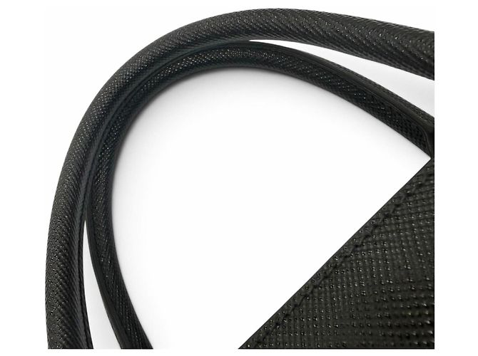 Borsa Tote Prada in pelle Saffiano Nero - vista 8