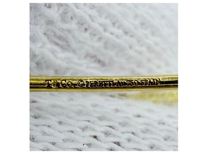 Autre Marque Orecchini a goccia Tiffany & Co. Elsa Peretti Pearl by the Yard D'oro - vista 6