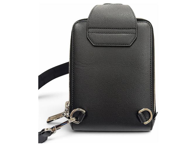 Zaino monospalla Valextra V-Line Nero - vista 3