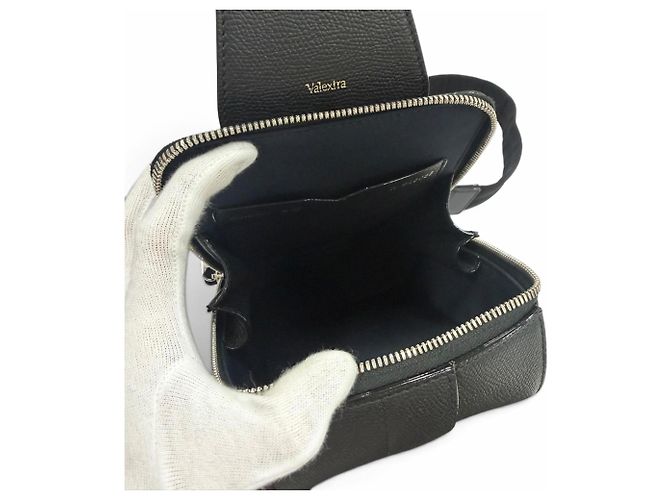 Zaino monospalla Valextra V-Line Nero - vista 7