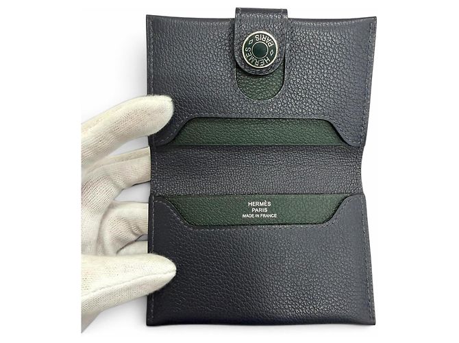 Hermès Tarjetero Hermes Blue Saphir Azul - vista 5