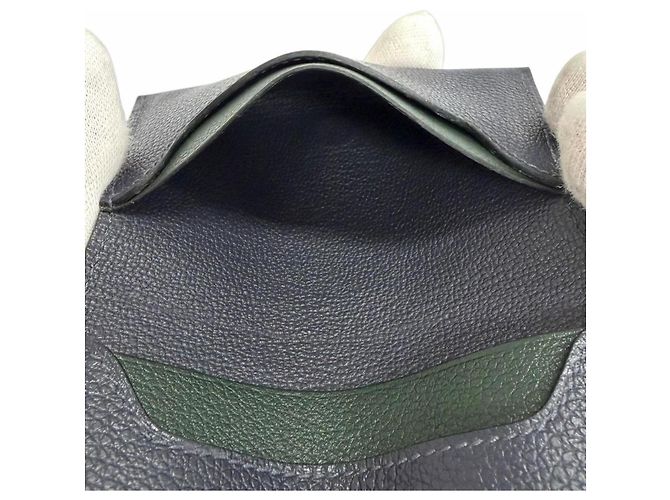 Hermès Tarjetero Hermes Blue Saphir Azul - vista 6