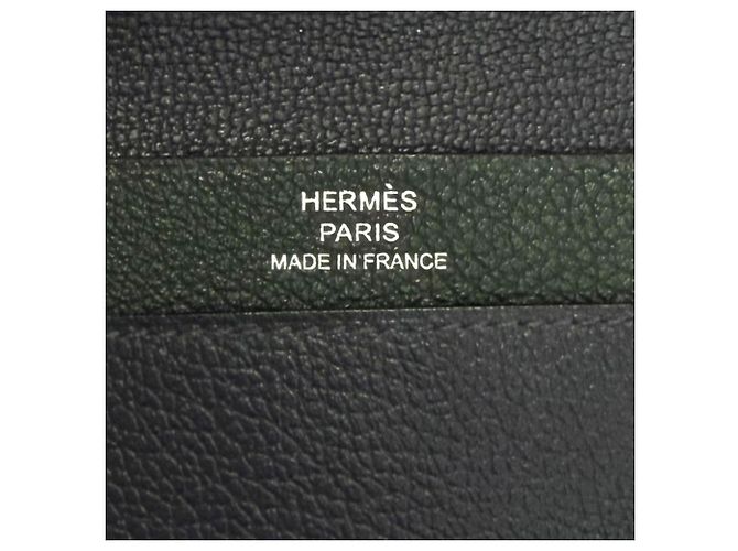 Hermès Tarjetero Hermes Blue Saphir Azul - vista 8