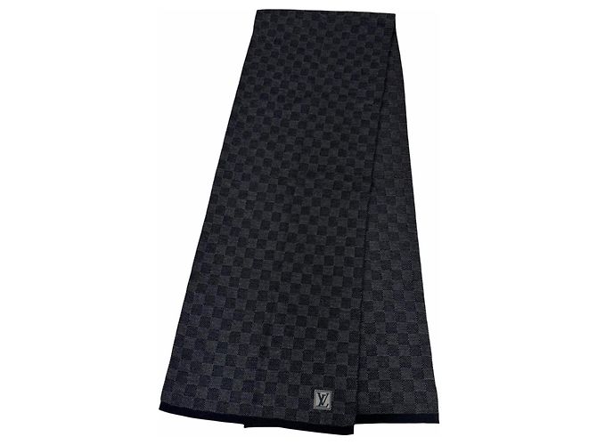 Stola in lana nera Louis Vuitton Nero - vista 3