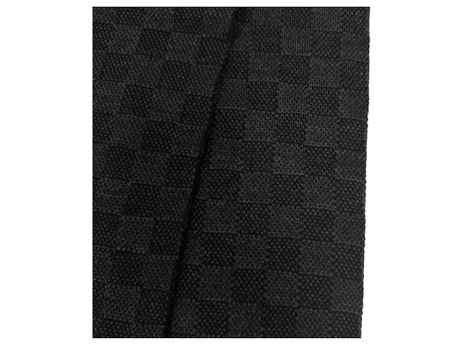 Stola in lana nera Louis Vuitton Nero - vista 4