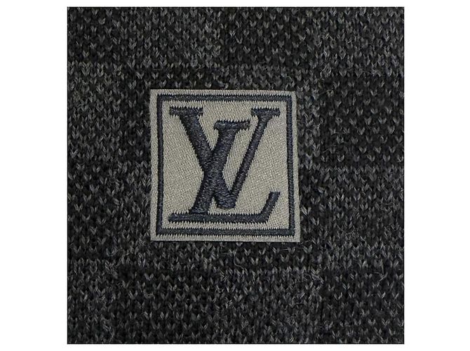 Stola in lana nera Louis Vuitton Nero - vista 5
