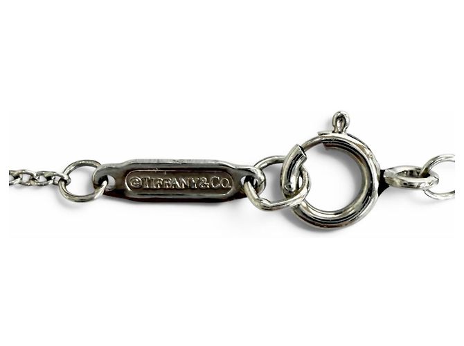 Autre Marque Collana Ferro di Cavallo Tiffany PT950 Diamanti Argento - vista 6