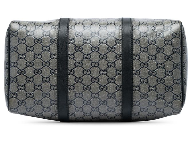 Borsa Boston Gucci Gray Medium GG Crystal Joy Marrone - vista 3