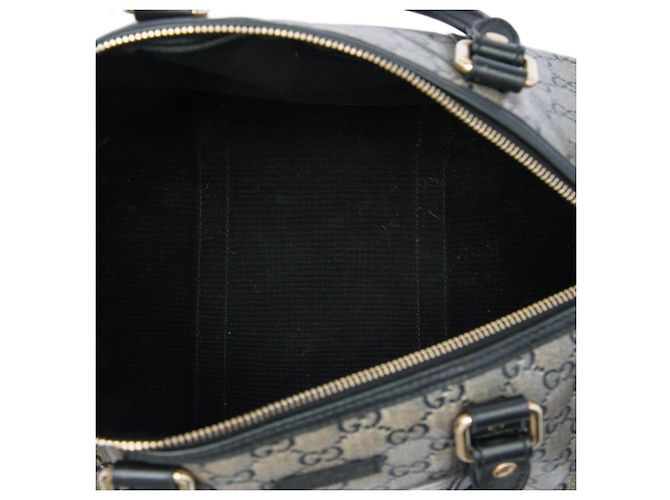 Borsa Boston Gucci Gray Medium GG Crystal Joy Marrone - vista 4