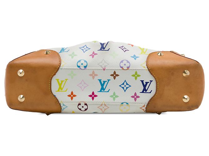 Louis Vuitton White Monogram Multicolore Judy MM - view 3