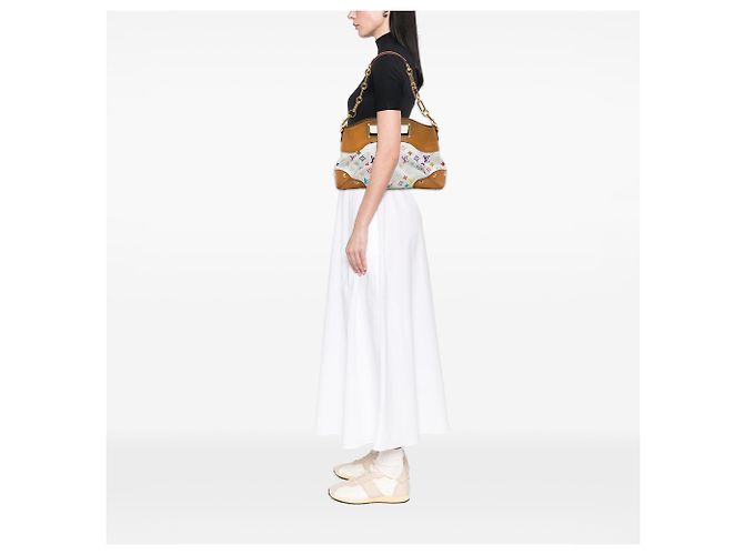 Louis Vuitton White Monogram Multicolore Judy MM - view 6