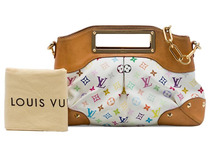 Louis Vuitton White Monogram Multicolore Judy MM - view 7