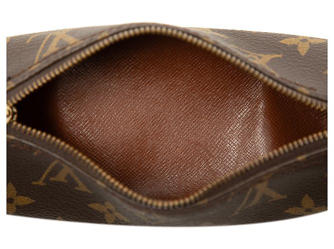 Louis Vuitton Brown Monogram Papillon Pochette Marrone - vista 4